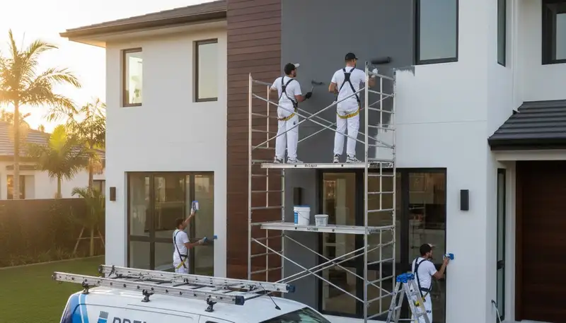 Professional exterior house painting in Oakland, CA with weather-resistant finishes