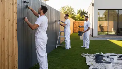 Professional fence painting in Oakland, CA by expert painters protecting wood from Bay Area weather