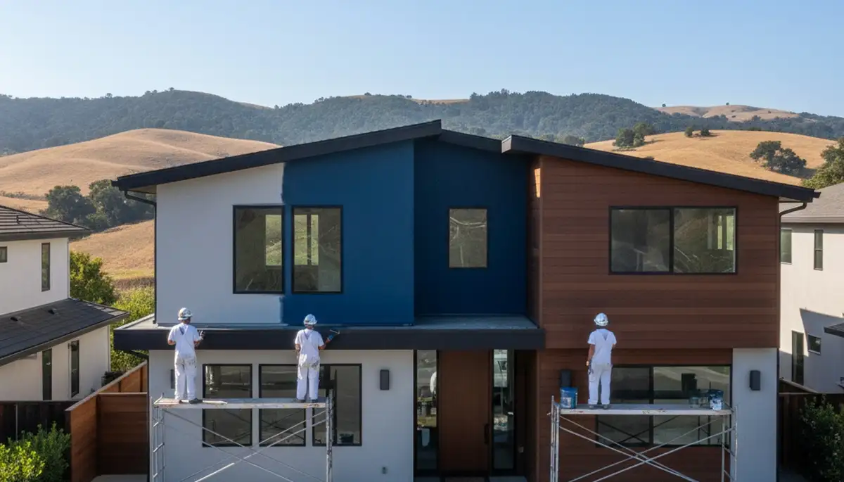 Professional house painting service in Oakland, CA for residential exterior and interior painting projects