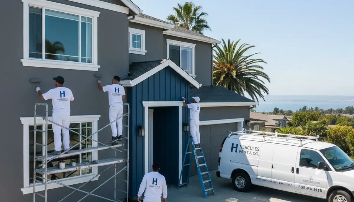 Professional house painting service in Oakland, CA for residential exterior and interior painting